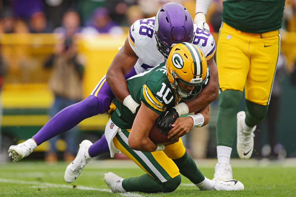 Packers quarterback Jordan Love struggled yet again in Sunday