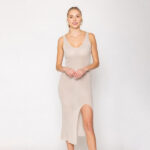 Do Everything In Love Solid Knit Dress With Tinsel Detail - One Size Fits Most - 100% Acrylic