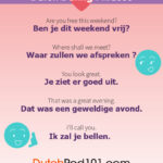 Dutch Date Phrases