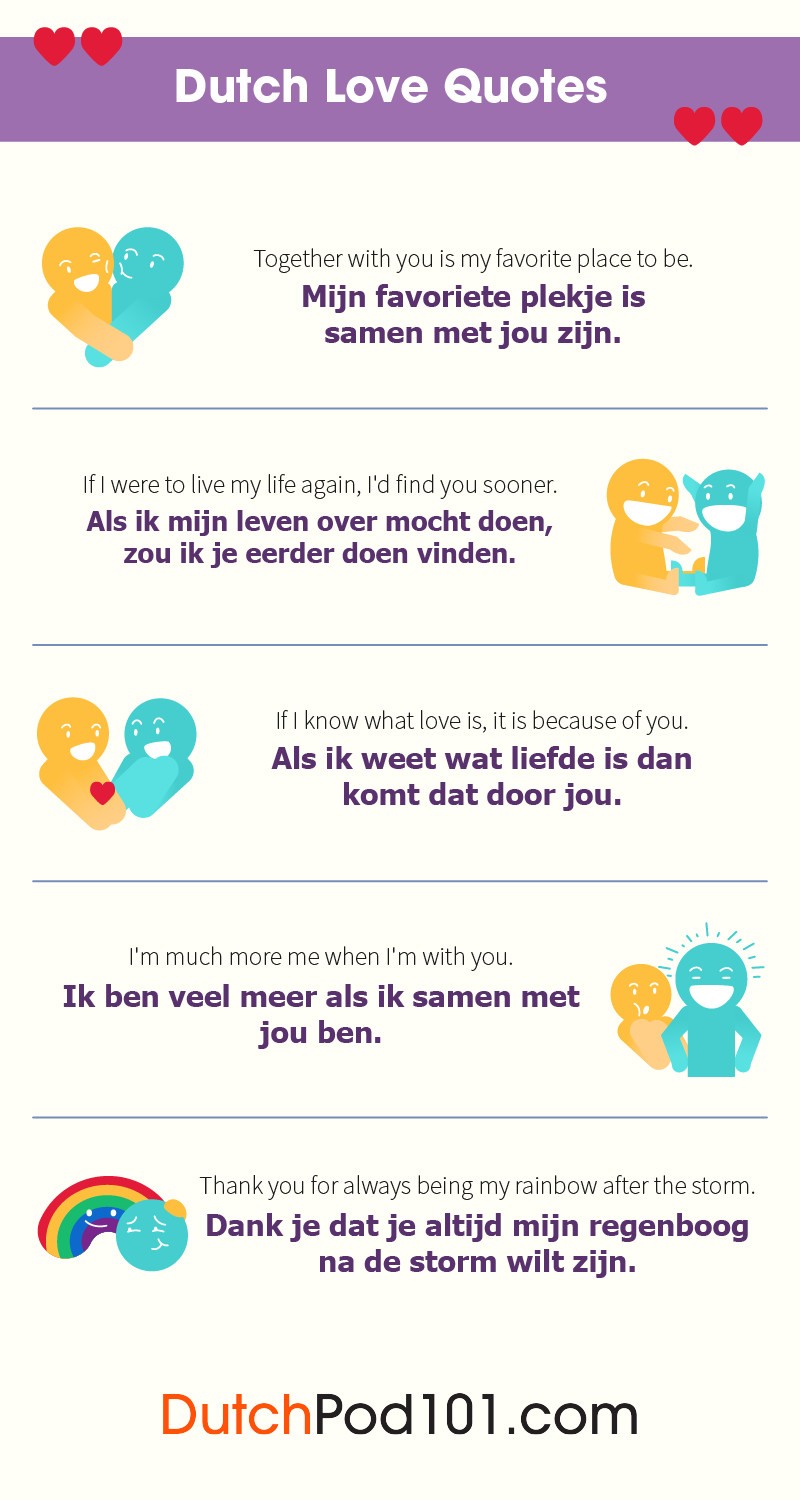 Dutch Love Quotes