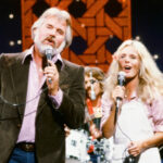 Kenny Rogers and Kim Carnes in a promotional banner.